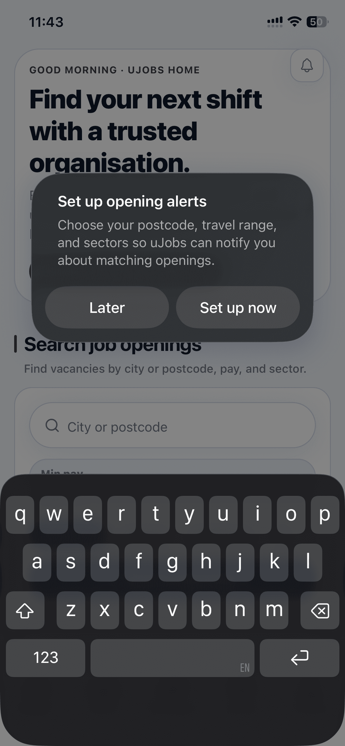 uJobs screenshot 2
